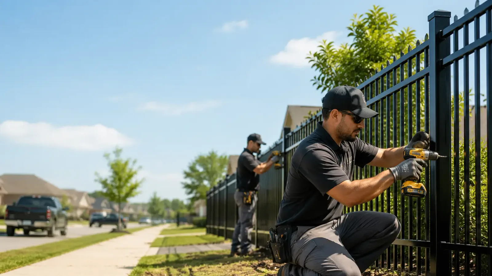 Metal Fence Installation in Marty, SD